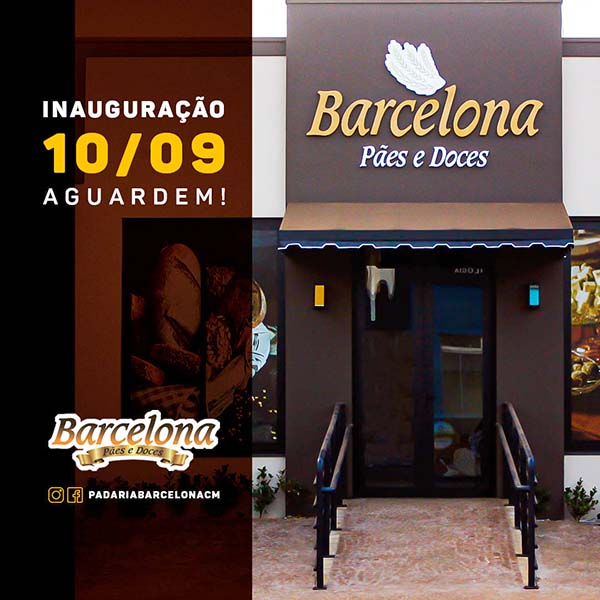 Padaria Barcelona inaugura unidade no centro de Cândido Mota neste dia ...